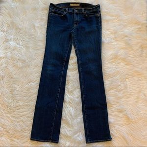 J Brand MidRise Straight Dark Wash Jeans 31